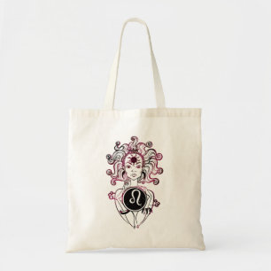 Leo Art Deco Lady Tragetasche