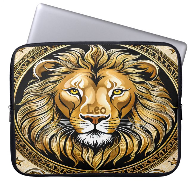Leo Astrologie Laptopschutzhülle (Vorderseite)