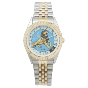 Leo astrologisches Tierzeichen Armbanduhr