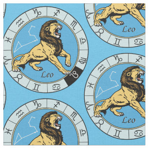 Leo-Astrologisches Tierzeichen Stoff