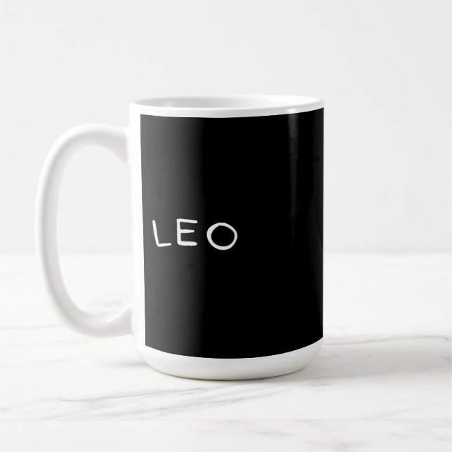 Leo Astrology Kaffee Tee Tasse (Links)
