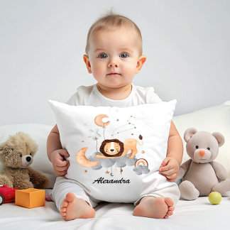 Leo Baby - Hear Me Roar - individuell anpassbares Kissen