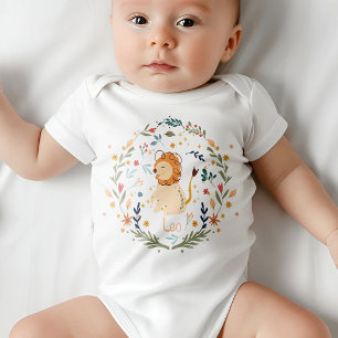 Leo Baby Outfit - Little Lion Zodiac Sign Strampler
