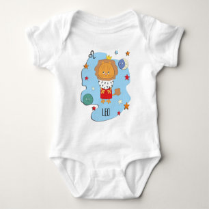 Leo Baby Zodiac Strampler