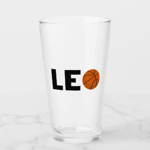 Leo Basketball Glas