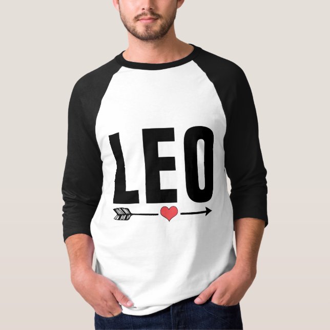 LEO Birthday T - Shirt (Vorderseite)