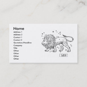 Leo Business Card Visitenkarte