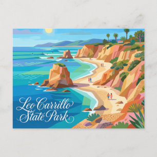 Leo Carrillo State Park Kalifornien Postkarte