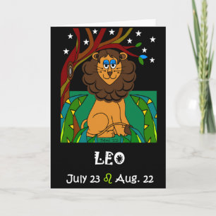 LEO - CARTE DE RÉDACTION ZODIAC