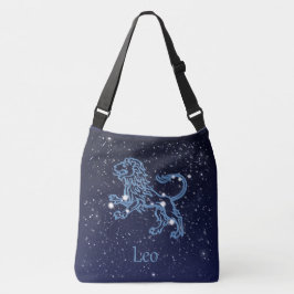 Leo Constellation and Zodiac Sign with Stars Tragetaschen Mit Langen Trägern