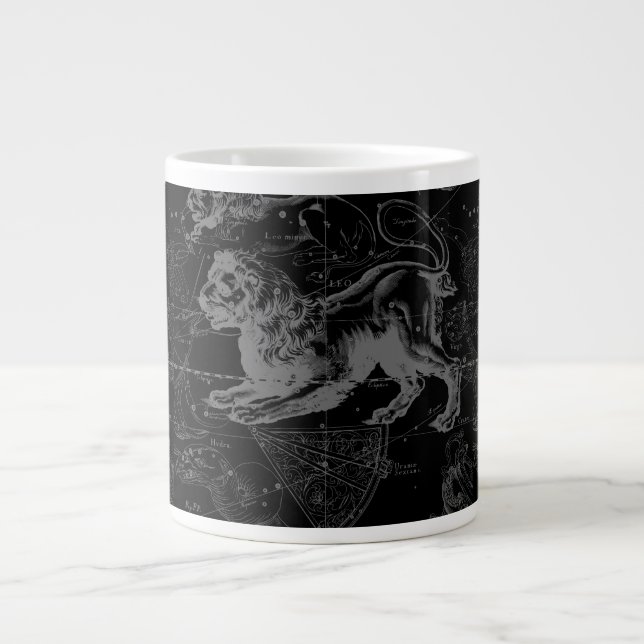 Leo Constellation Hevelius 1690 Juli 23 - August 2 Jumbo-Tasse (Vorderseite)