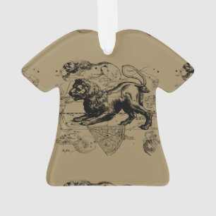 Leo Constellation Hevelius 1690 Juli 23 - August 2 Ornament
