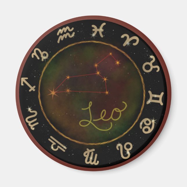 Leo Constellation Magnet (Vorne)