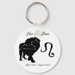Leo Constellation/Zodiac-Schlüsselanhänger Schlüsselanhänger