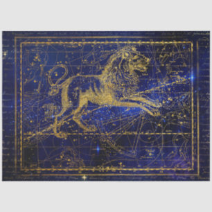 Leo das Löwenkonstellettenpapier Seidenpapier