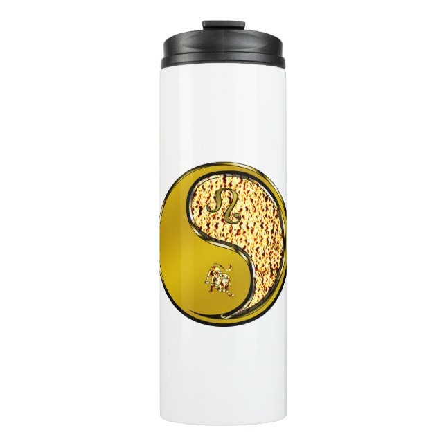 Leo der Löwe Thermosbecher (Vorderseite)