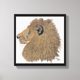 Leo, Dschungelkönig Leinwanddruck