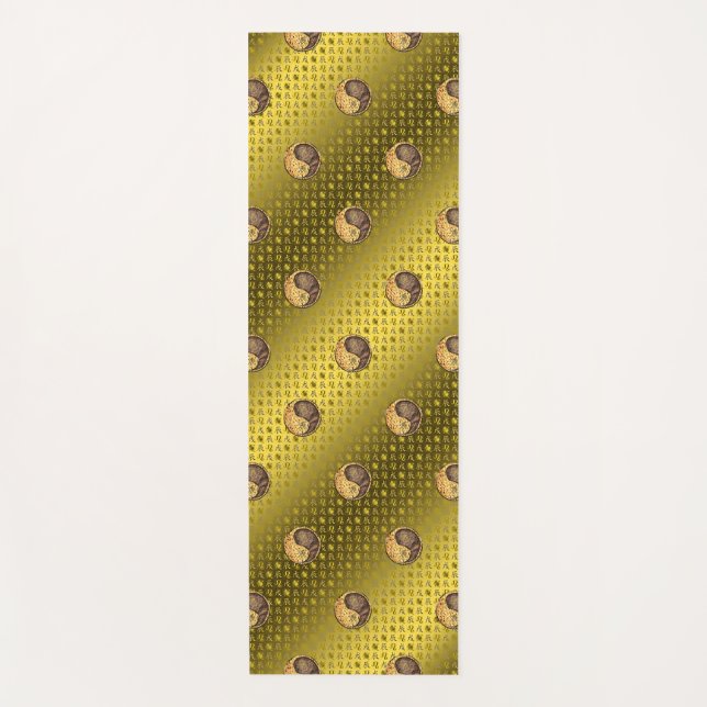 Leo & Earth Dragon Yogamatte (Vorderseite)