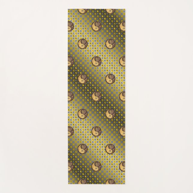 Leo & Earth Rabbit Yogamatte (Vorderseite)