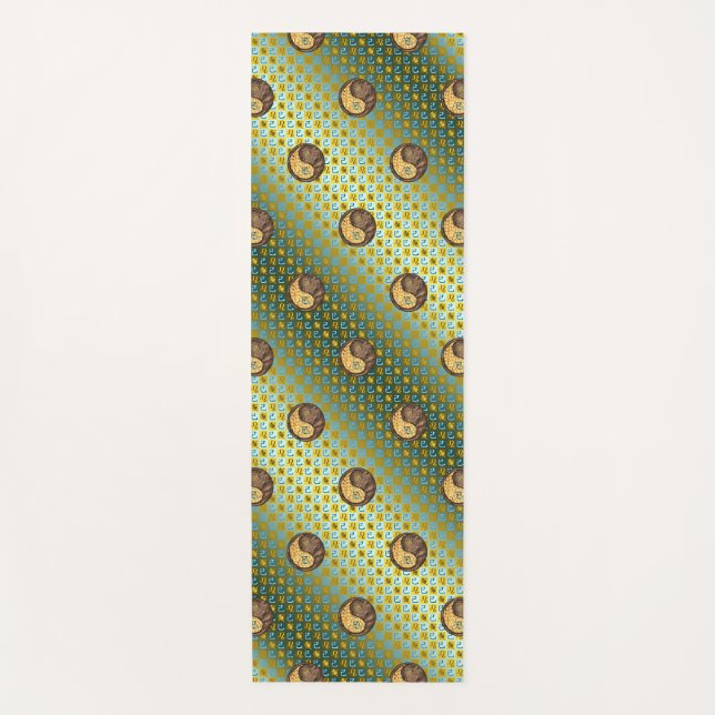 Leo & Earth Snake Yogamatte (Vorderseite)