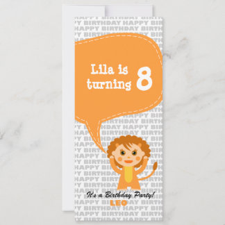 Leo Einladung Geburtstagsparty