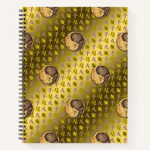 Leo & Erde Ratte Spiralblock Notizbuch