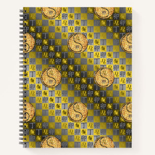 Leo & Feuer Kaninchen Spiralblock Notizbuch