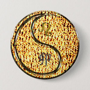 Leo & Feuerkaninchen Button