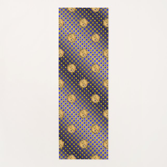 Leo & Fire Ox Yogamatte (Vorderseite)