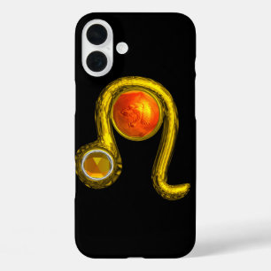 LEO , Gelbes Topaz und Gold iPhone 16 Plus Hülle