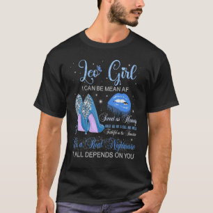 Leo Girl Zodiac Birthday Party Girls Horosco T-Shirt