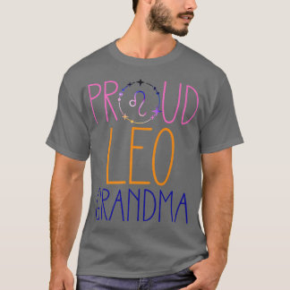Leo Grandma Proud Oma Zodiac Symbol Astrologie  T-Shirt