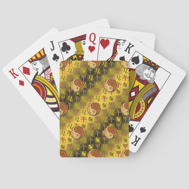 Leo & Holzpferd Spielkarten (Rückseite)