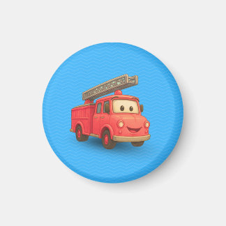 Leo & Juju Fire Truck Magnet