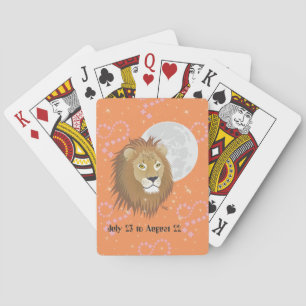 Leo July 23 to August 22 playing cards Spielkarten