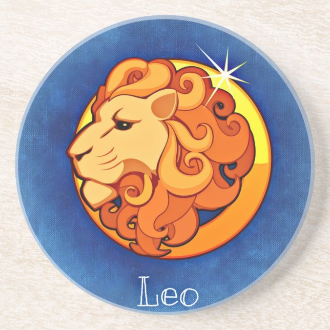 Leo, Leone Sandstein Untersetzer (Vorne)