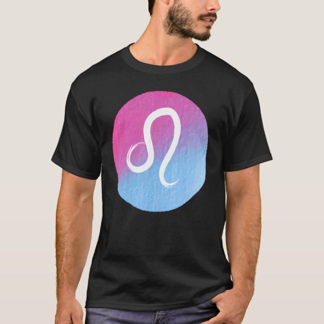 Leo Lion Astronomie Astrologie Horoskop Zodiac Wom T-Shirt (Vorderseite)