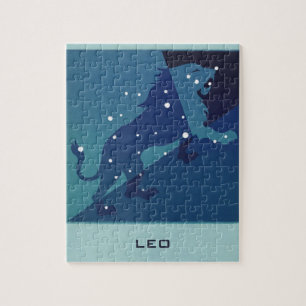 Leo Lion Constellation Vintag Zodiac Astrologie