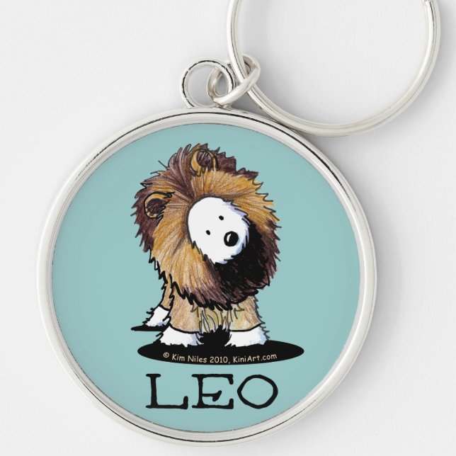 LEO Lion Westie Schlüsselanhänger (Vorne)
