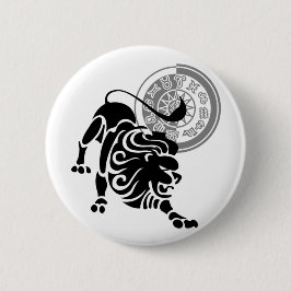 Leo Lion Zodiac Chart Button