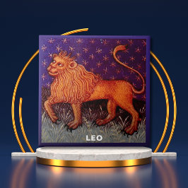 Leo Lion Zodiac Sign Horoscope Birthday Party Fliese