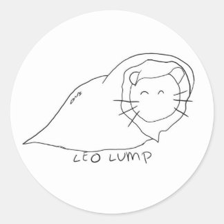 Leo Lump Runder Aufkleber