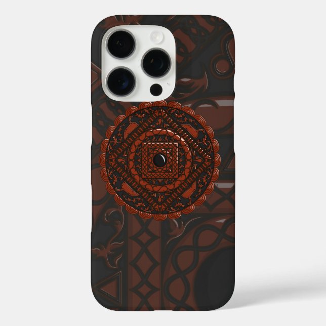 Leo Mandala Case Mate Phone Case (Rückseite)