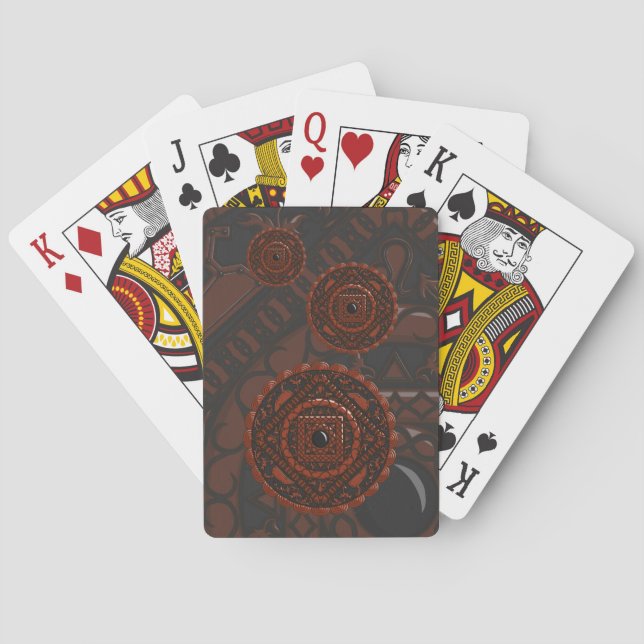 Leo Mandala Classic Spielkarten (Rückseite)
