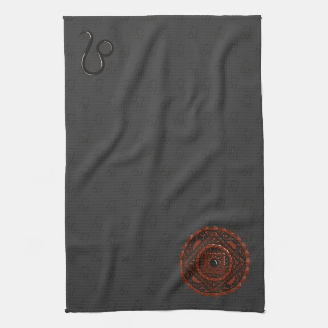 Leo Mandala Handtuch (Vertikal)