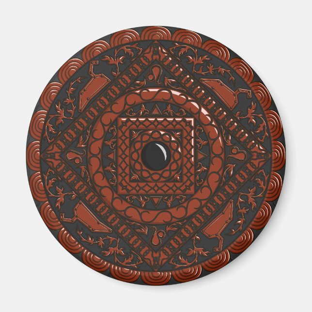 Leo Mandala Magnet (Devant)