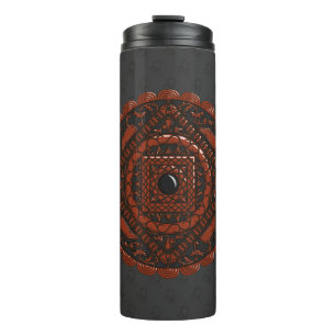 Leo Mandala Thermal Tumbler Thermosbecher
