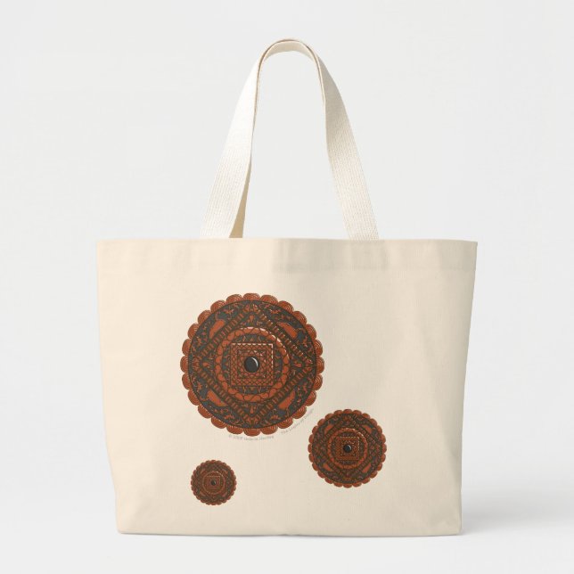 Leo Mandala Tote Bag Jumbo Stoffbeutel (Vorne)