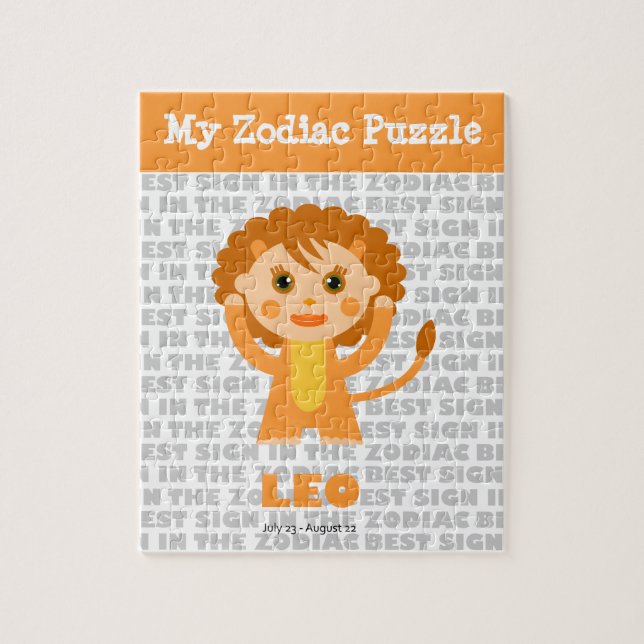 Leo, mein Zodiac-Puzzle (Vertikal)