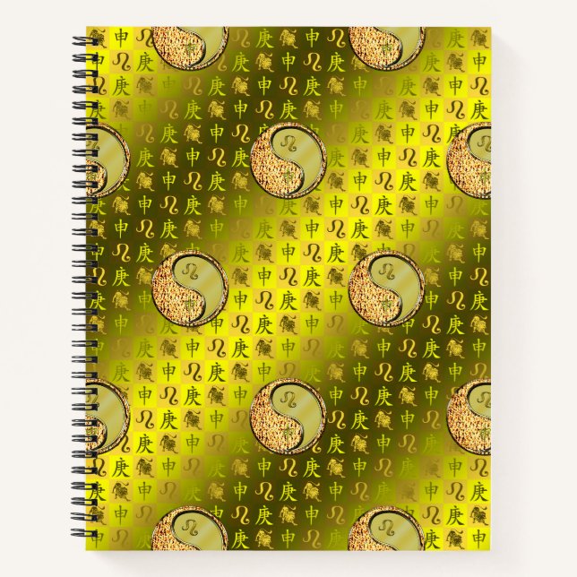 Leo & Metal Monkey Notizbuch (Vorderseite)
